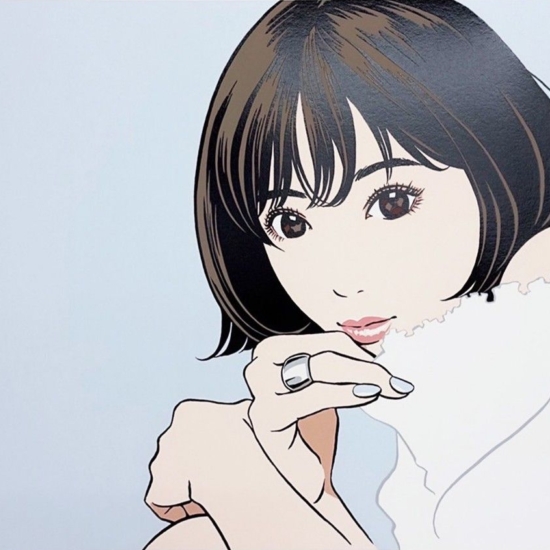江口寿史の作品　タイトルはサンロード